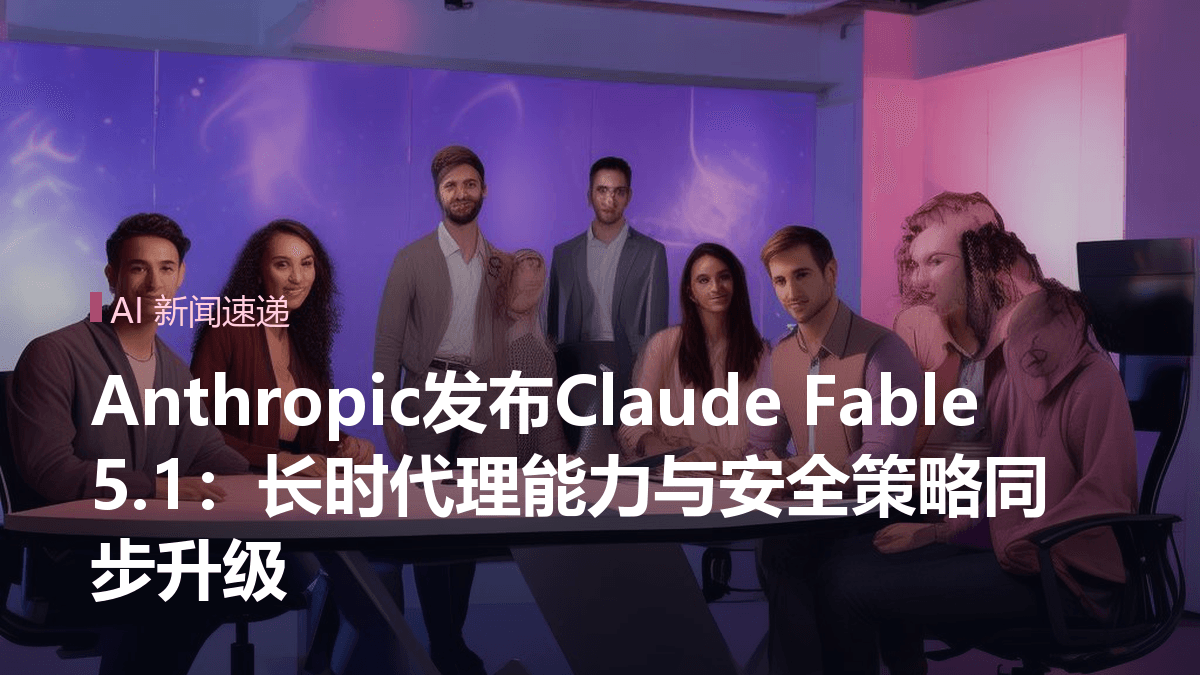 Anthropic发布Claude Fable 5.1:长时代理能力与安全策略同步升级封面